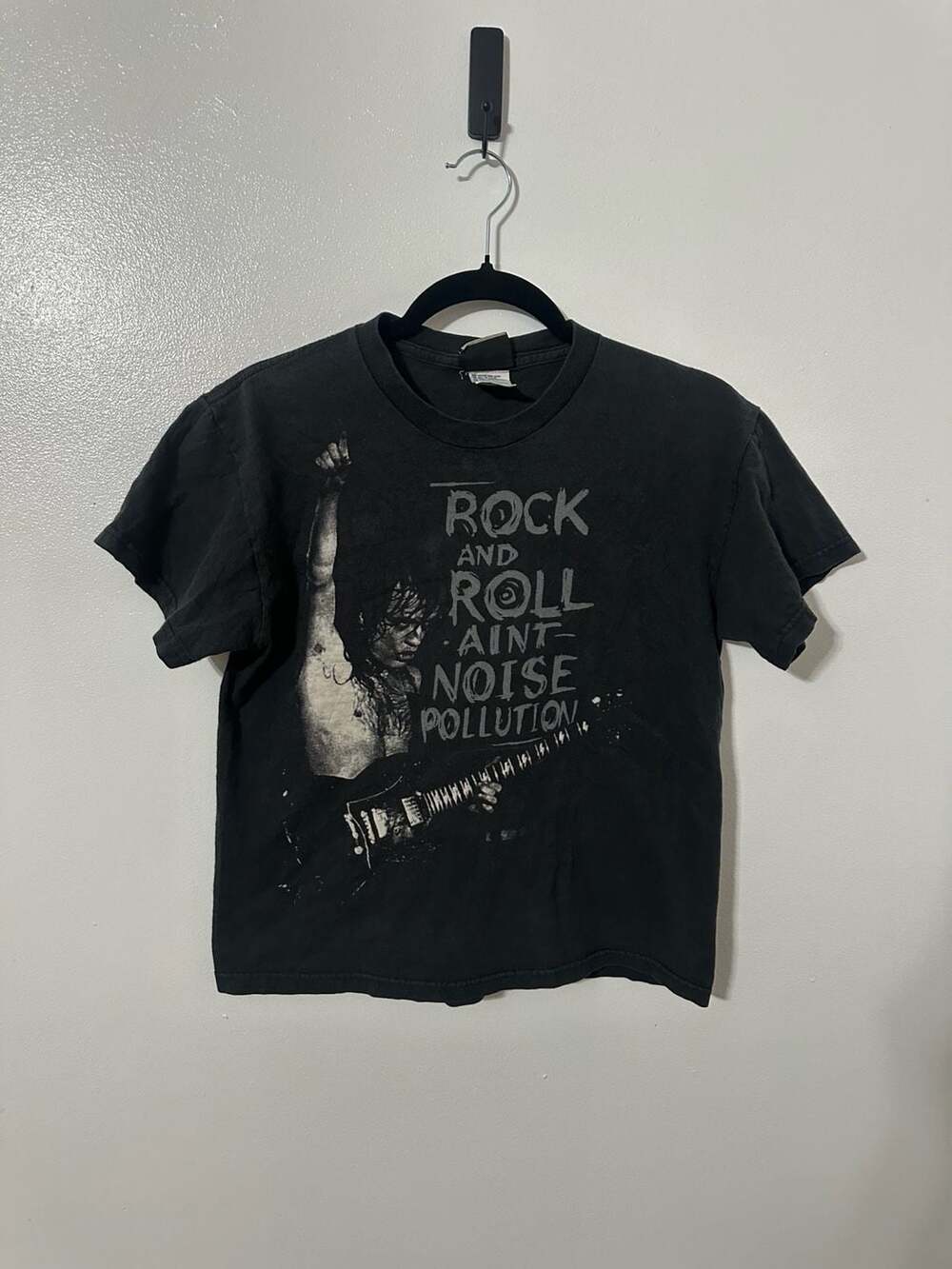 Vintage Liquid Blue AC/DC Youth Large T